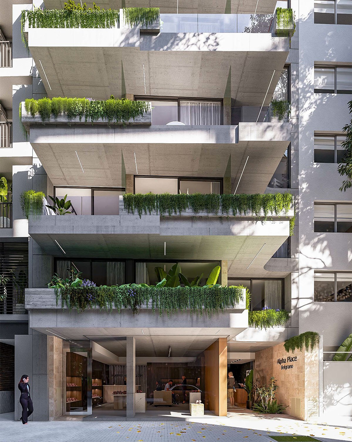 Frente completo Alpha Place Belgrano